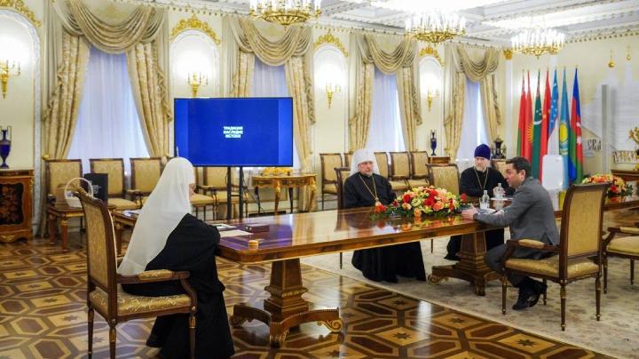 В Москве состоялась встреча губернатора Андрея Чибиса и Святейшего Патриарха Московского и всея Руси Кирилла